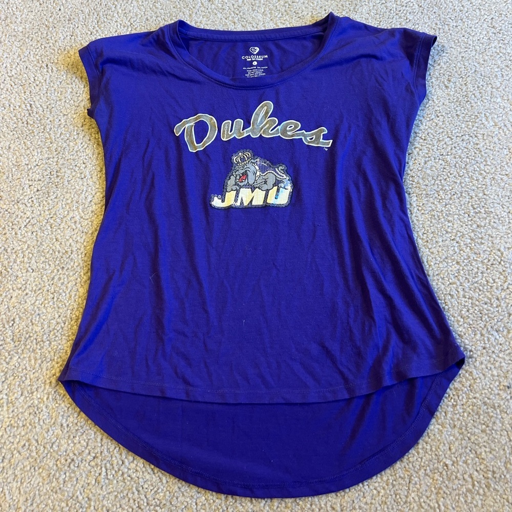 Colosseum Women's Purple JMU Dukes Tee